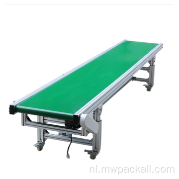 Assembleerlijn Industriële overdracht Green PVC Belt Transportant